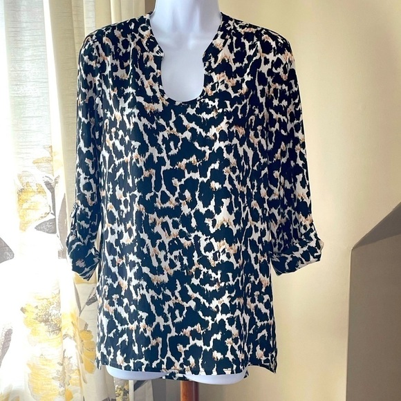 Cato printed rolled arm top size M - Picture 2 of 3